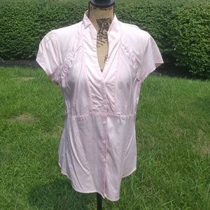 NWOT Short Sleeve Taylored Blouse
